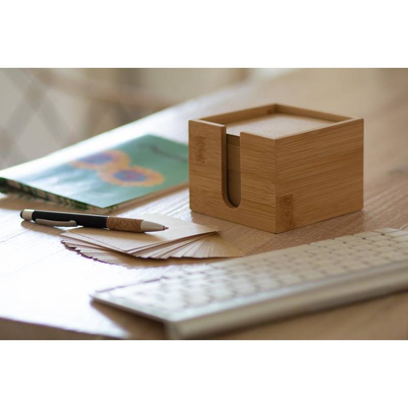 Sagano poznámková kostka, hnědá přírodní Sagano poznámková kostka, hnědá přírodní