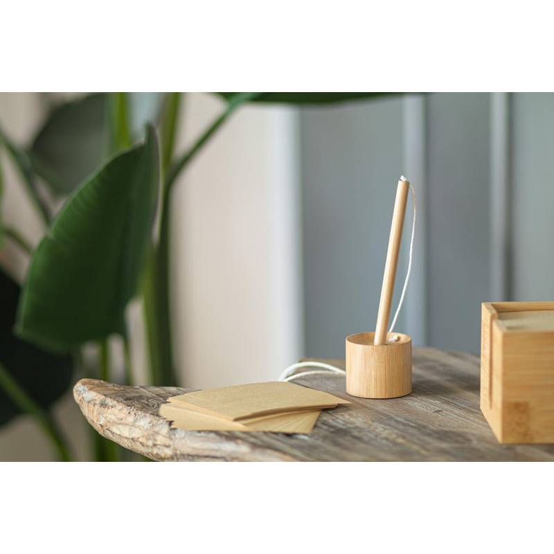 Reppoo pero na recepce, hnědá přírodní Reppoo pero na recepce, hnědá přírodní