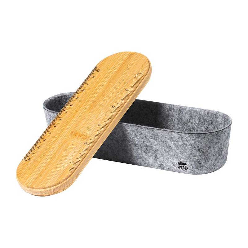 Glaston RPET pouzdro na pera, šedá Glaston RPET pouzdro na pera, šedá