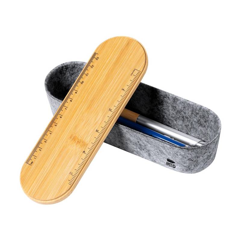 Glaston RPET pouzdro na pera, šedá Glaston RPET pouzdro na pera, šedá