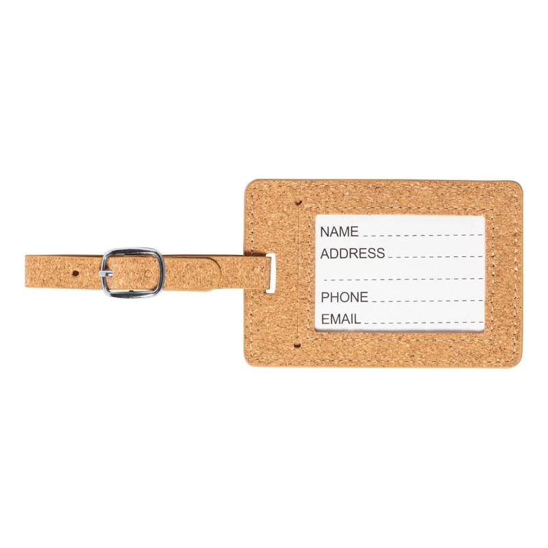 Dastin visačka na kufr, hnědá přírodní Dastin visačka na kufr, hnědá přírodní