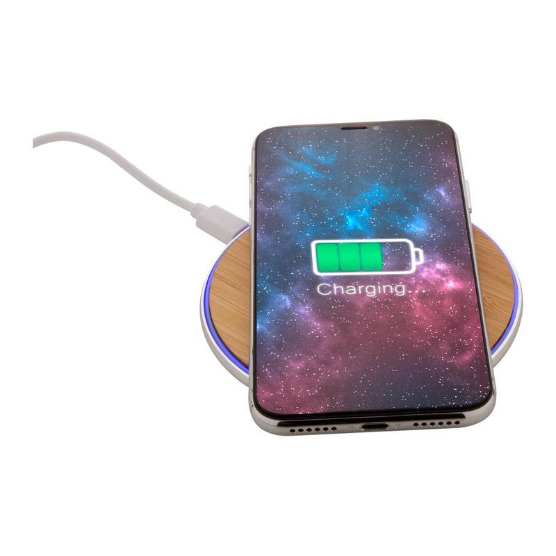 RalooCharge bezdrátová nabíječka, hnědá přírodní RalooCharge bezdrátová nabíječka, hnědá přírodní