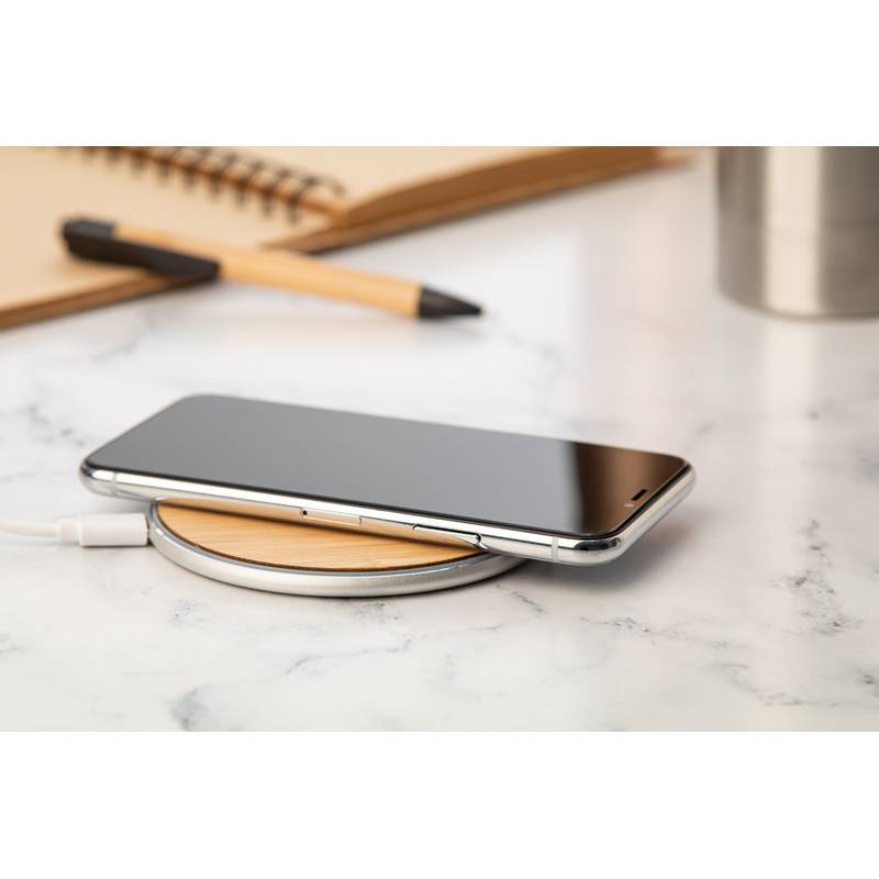 RalooCharge bezdrátová nabíječka, hnědá přírodní RalooCharge bezdrátová nabíječka, hnědá přírodní