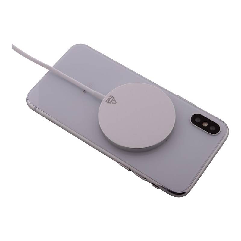 RaluMag magnetická bezdrôtová nabíjačka, sivá strieborná RaluMag magnetická bezdrôtová nabíjačka, sivá strieborná