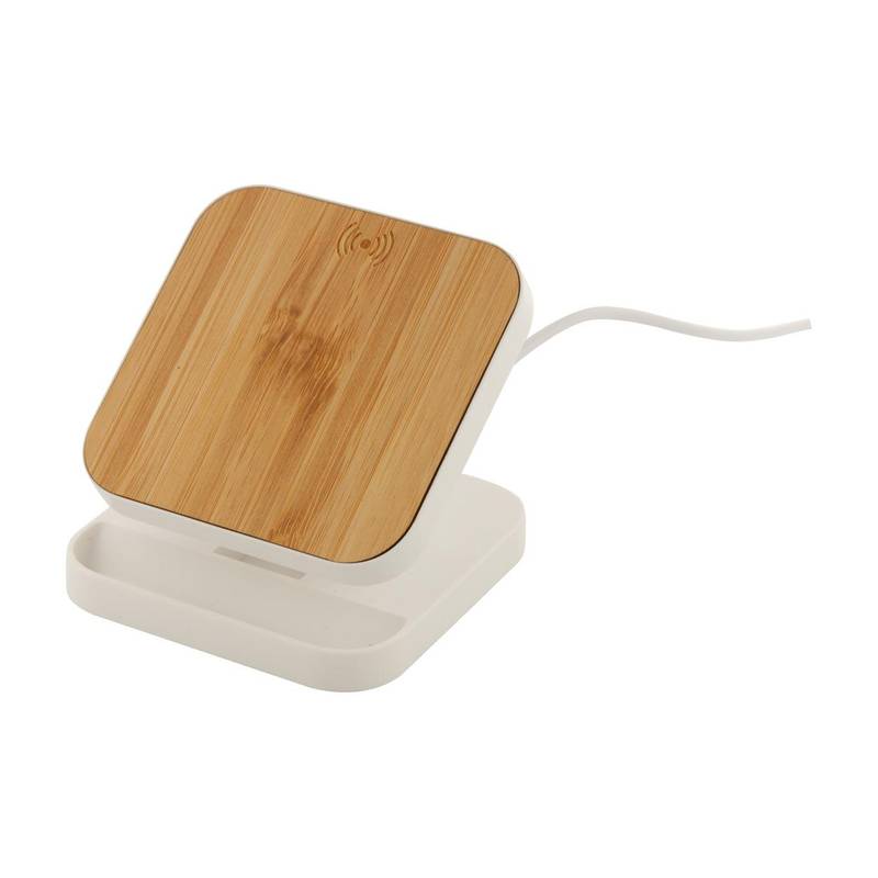 Rabso bezdrátová nabíječka se stojanem na mobil, bílá Rabso bezdrátová nabíječka se stojanem na mobil, bílá