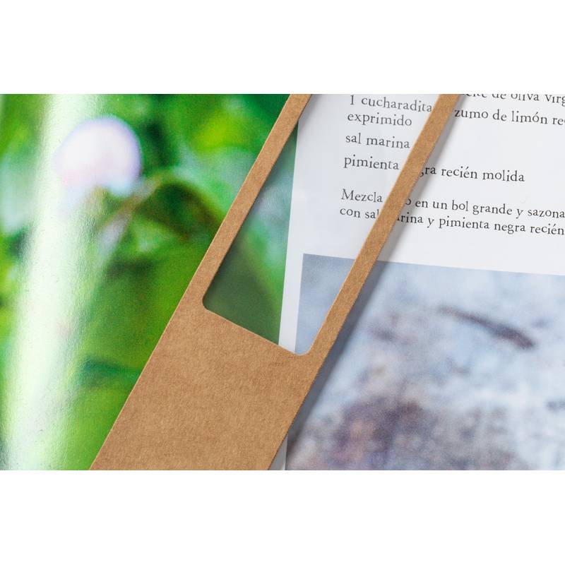 Kigan záložka do knihy s lupou, hnedá prírodná Kigan záložka do knihy s lupou, hnedá prírodná