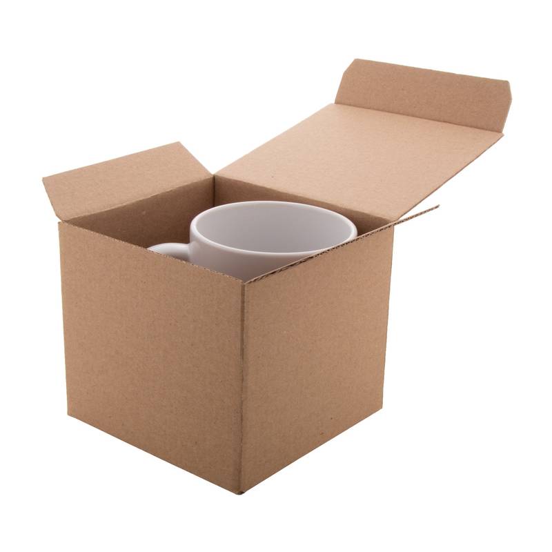 Three Eco krabička na hrnčeky, hnedá prírodná Three Eco krabička na hrnčeky, hnedá prírodná