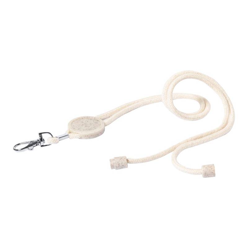 Denain lanyard, hnědá přírodní Denain lanyard, hnědá přírodní