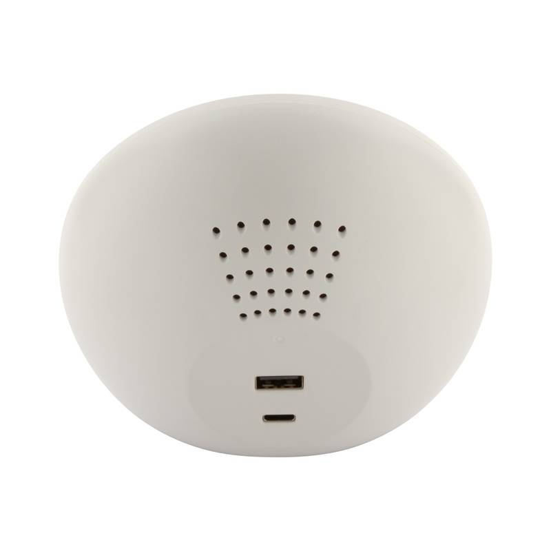 Rabolarm bezdrátová nabíječka s budíkem, bílá Rabolarm bezdrátová nabíječka s budíkem, bílá