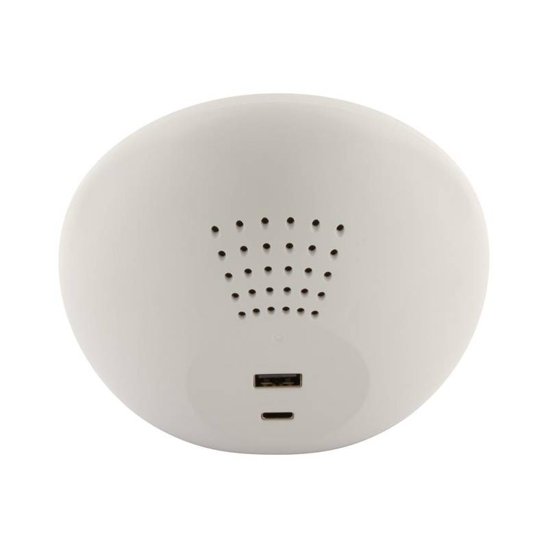 Rabolarm bezdrátová nabíječka s budíkem, bílá Rabolarm bezdrátová nabíječka s budíkem, bílá