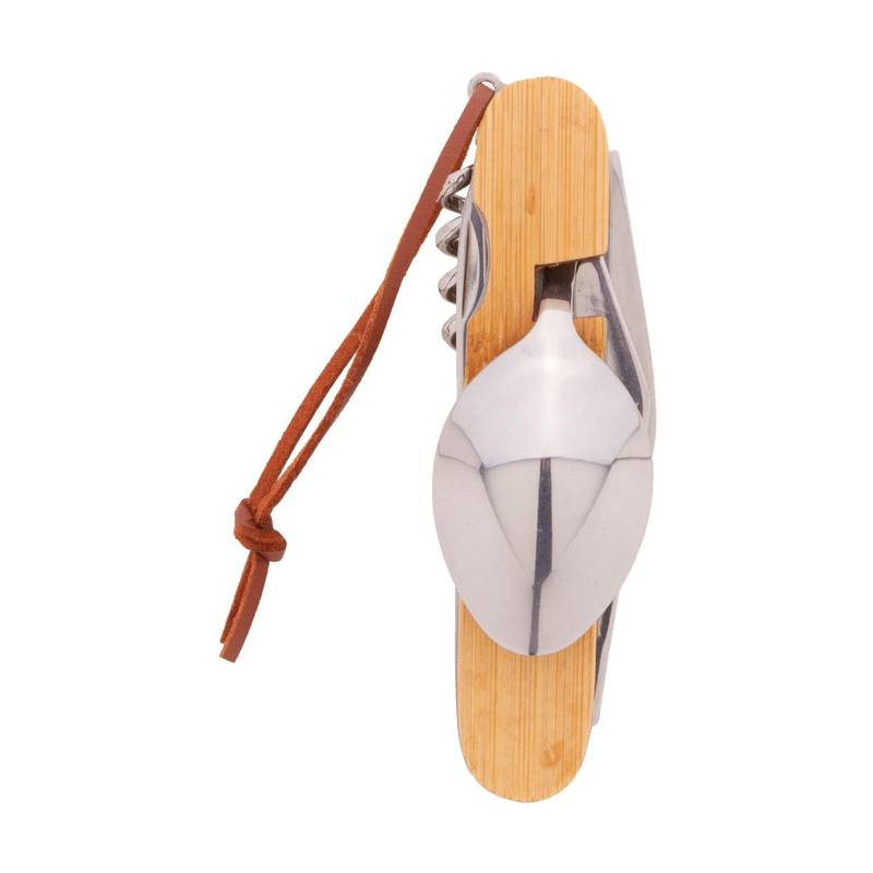 Xander kapesní nůž s příborem, hnědá přírodní Xander kapesní nůž s příborem, hnědá přírodní