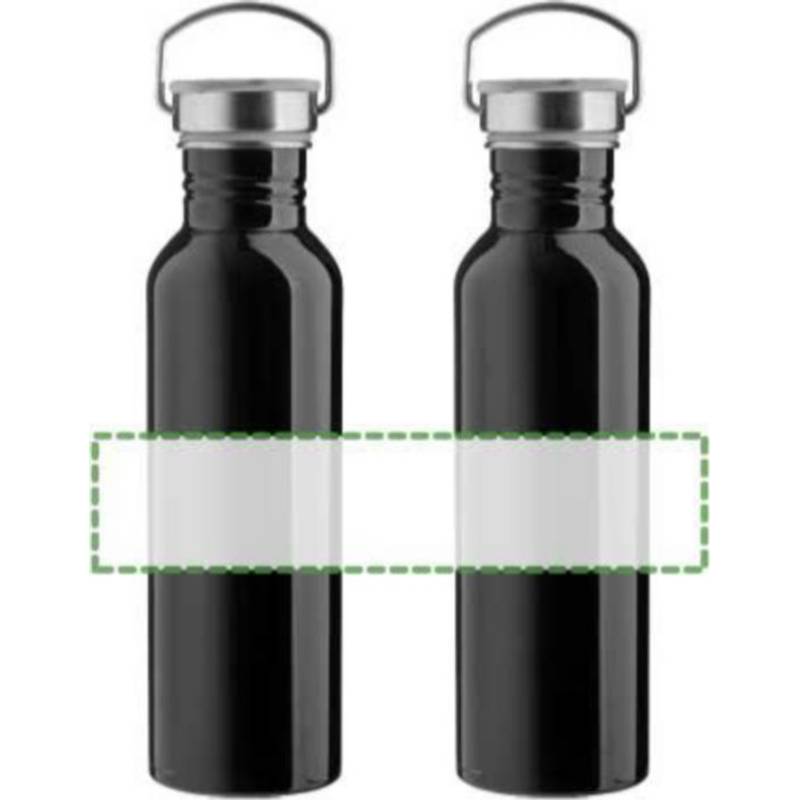 Nerezová láhev na vodu Poppy, bílá Nerezová láhev na vodu Poppy, bílá