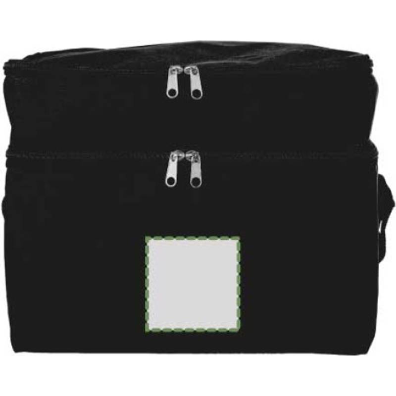 RPET chladiaca taška Troy, čierna RPET chladiaca taška Troy, čierna