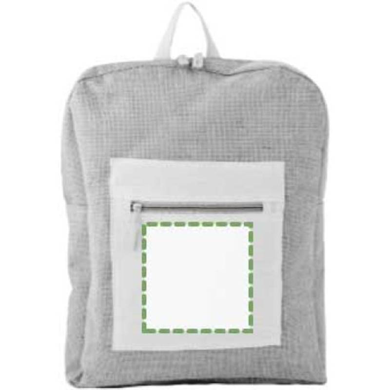 Jutový batoh Edison, hnědá Jutový batoh Edison, hnědá