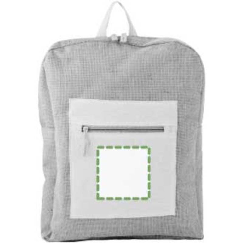 Jutový batoh Edison, hnědá Jutový batoh Edison, hnědá