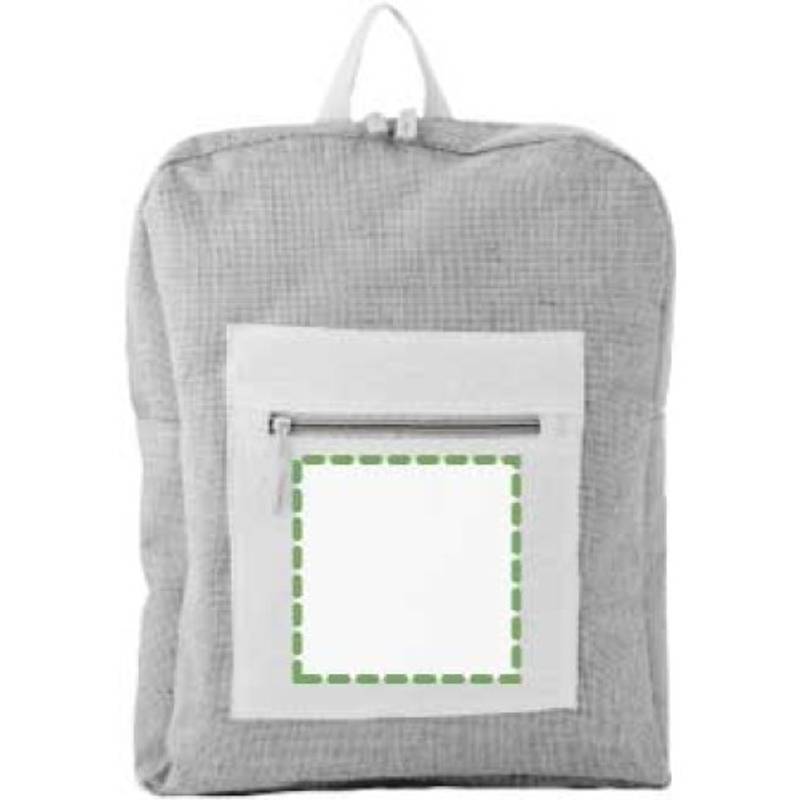 Jutový batoh Edison, hnědá Jutový batoh Edison, hnědá