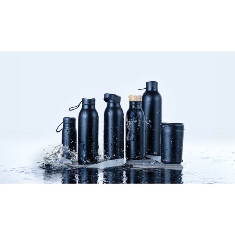 Termohrnek Avira Alya 300ml z RCS recyklované oceli, černá Termohrnek Avira Alya 300ml z RCS recyklované oceli, černá
