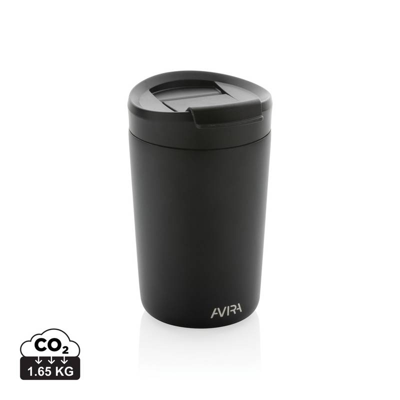 Termohrnek Avira Alya 300ml z RCS recyklované oceli, černá Termohrnek Avira Alya 300ml z RCS recyklované oceli, černá