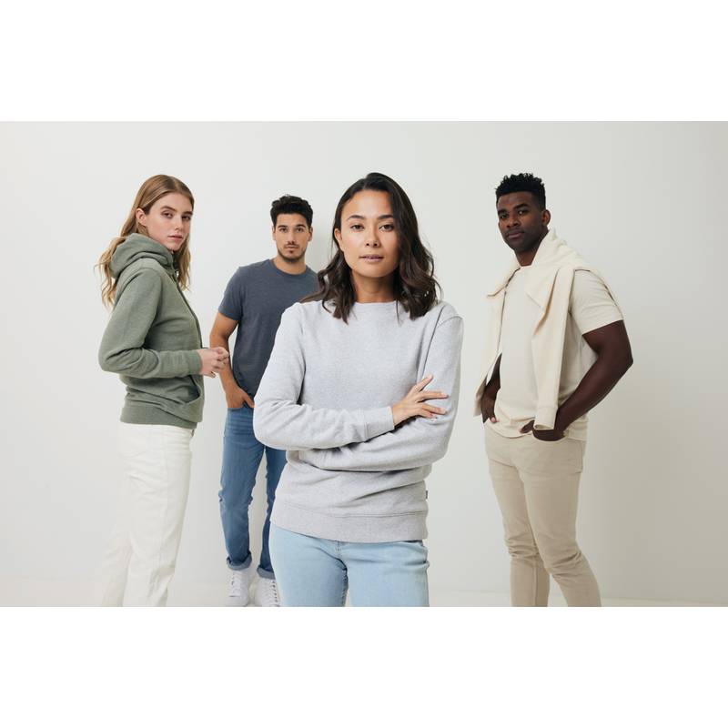 Nebarvené triko Iqoniq Manuel z recykl. bavlny, šedá, L Nebarvené triko Iqoniq Manuel z recykl. bavlny, šedá, L