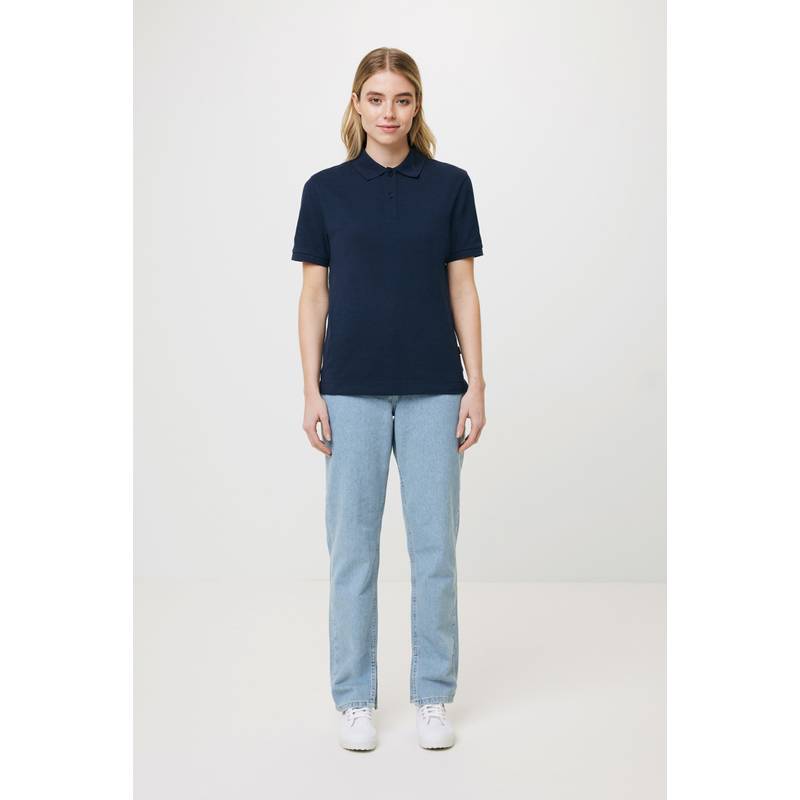 Polo triko Iqoniq Yosemite z recykl. bavlny, modrá námořnická, L Polo triko Iqoniq Yosemite z recykl. bavlny, modrá námořnická, L