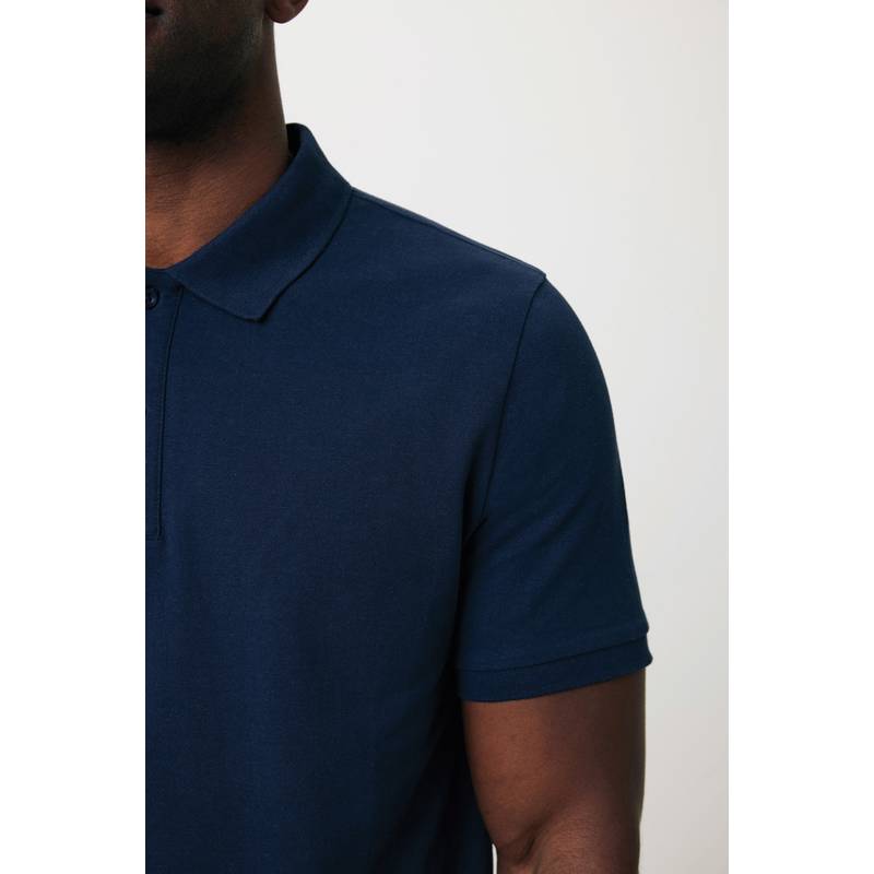 Polo triko Iqoniq Yosemite z recykl. bavlny, modrá námořnická, L Polo triko Iqoniq Yosemite z recykl. bavlny, modrá námořnická, L