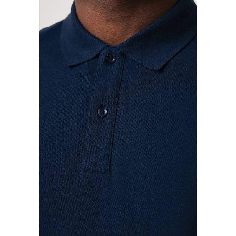 Polo triko Iqoniq Yosemite z recykl. bavlny, modrá námořnická, L Polo triko Iqoniq Yosemite z recykl. bavlny, modrá námořnická, L