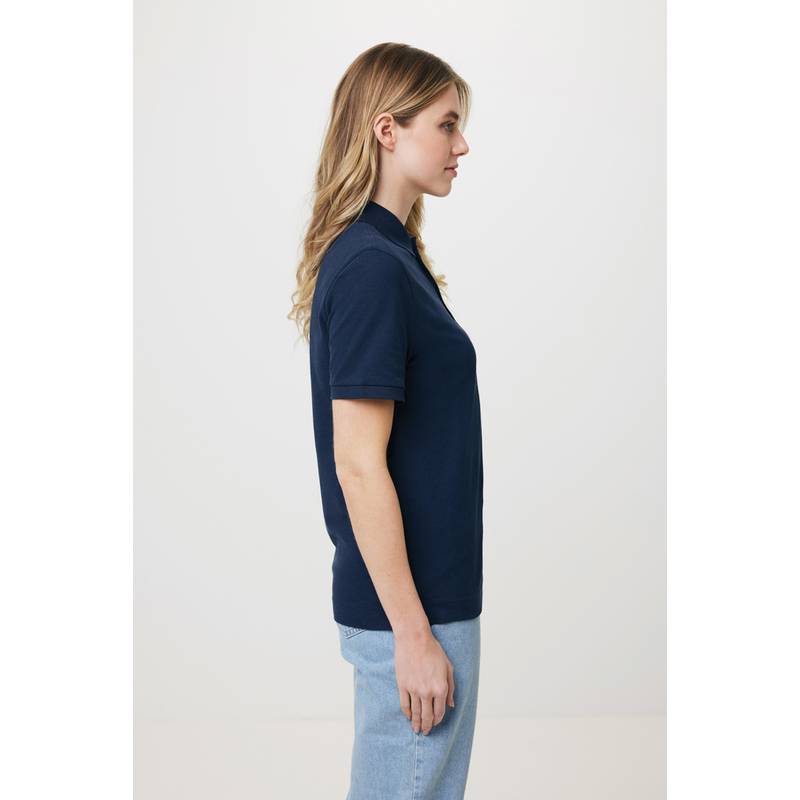 Polo triko Iqoniq Yosemite z recykl. bavlny, modrá námořnická, L Polo triko Iqoniq Yosemite z recykl. bavlny, modrá námořnická, L