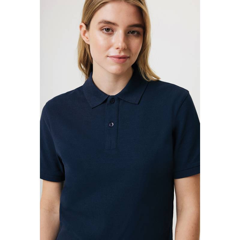 Polo triko Iqoniq Yosemite z recykl. bavlny, modrá námořnická, L Polo triko Iqoniq Yosemite z recykl. bavlny, modrá námořnická, L