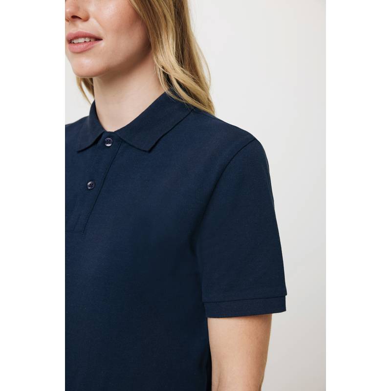 Polo triko Iqoniq Yosemite z recykl. bavlny, modrá námořnická, L Polo triko Iqoniq Yosemite z recykl. bavlny, modrá námořnická, L