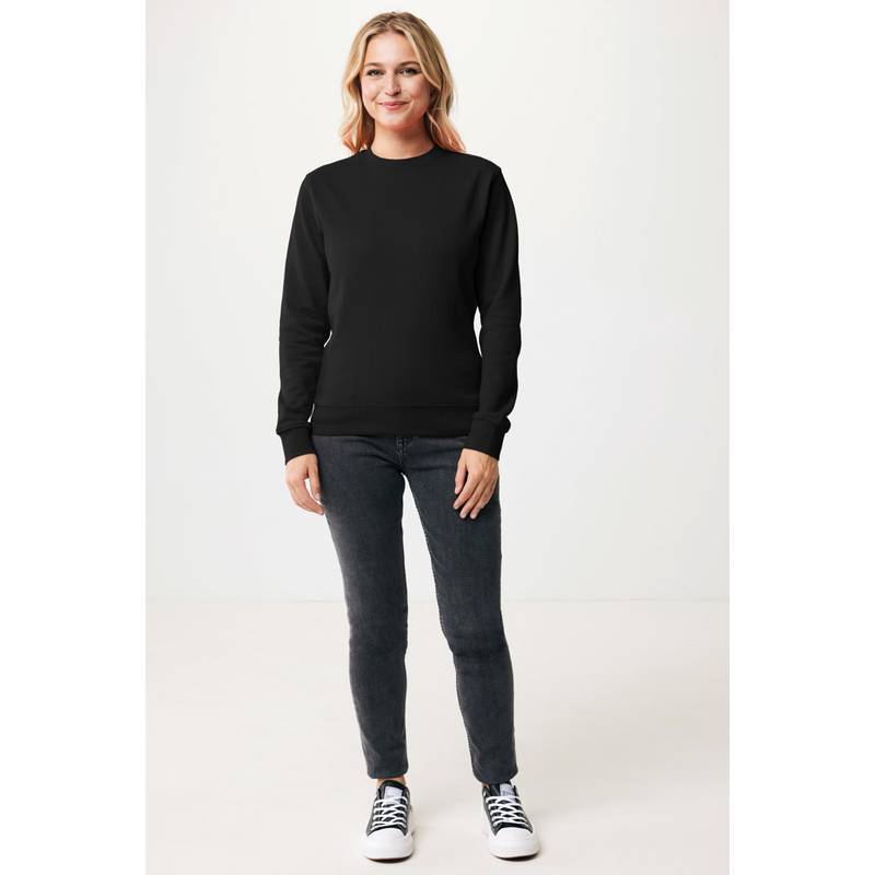 Mikina Iqoniq Zion z recyklované bavlny, černá, L Mikina Iqoniq Zion z recyklované bavlny, černá, L