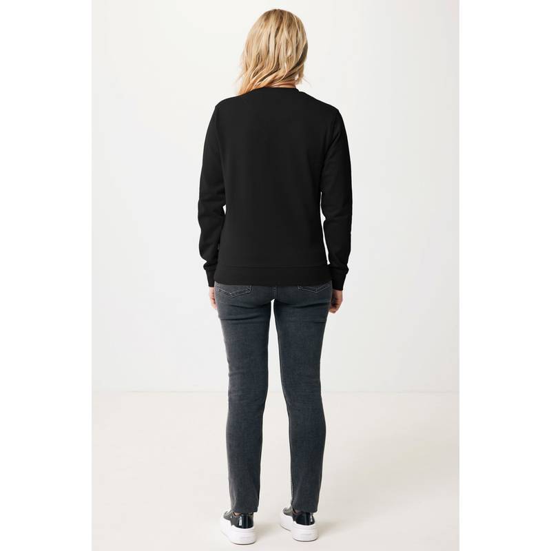 Mikina Iqoniq Zion z recyklované bavlny, černá, L Mikina Iqoniq Zion z recyklované bavlny, černá, L