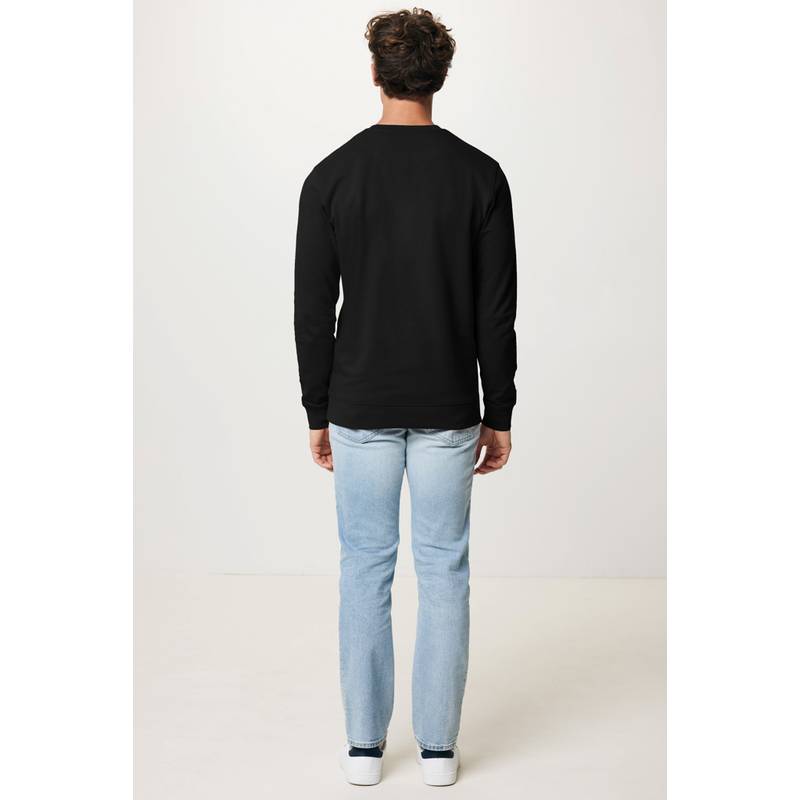 Mikina Iqoniq Zion z recyklované bavlny, černá, L Mikina Iqoniq Zion z recyklované bavlny, černá, L