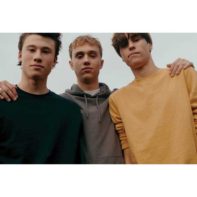 Mikina Iqoniq Zion z recyklované bavlny, černá, L Mikina Iqoniq Zion z recyklované bavlny, černá, L