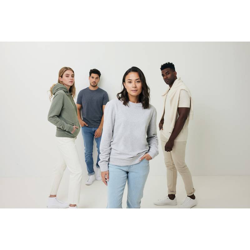 Nebarvená mikina Iqoniq Denali z recykl. bavlny, modrá námořnická, L Nebarvená mikina Iqoniq Denali z recykl. bavlny, modrá námořnická, L