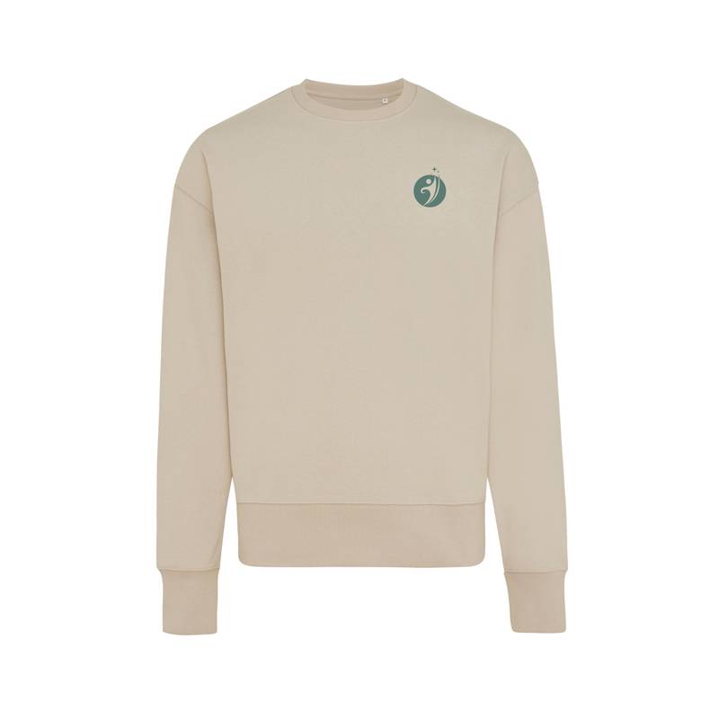 Mikina Iqoniq Kruger relaxed fit z recykl. bavlny, hnědá světla, L Mikina Iqoniq Kruger relaxed fit z recykl. bavlny, hnědá světla, L