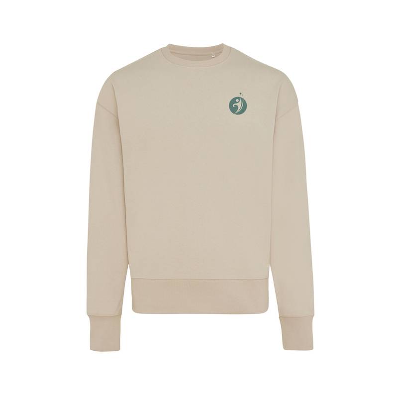 Mikina Iqoniq Kruger relaxed fit z recykl. bavlny, hnědá světla, L Mikina Iqoniq Kruger relaxed fit z recykl. bavlny, hnědá světla, L