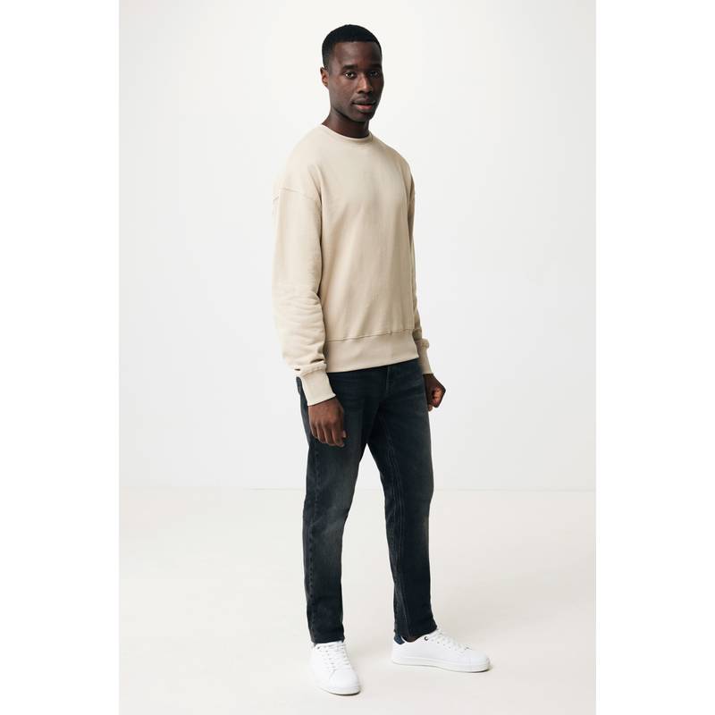 Mikina Iqoniq Kruger relaxed fit z recykl. bavlny, hnědá světla, L Mikina Iqoniq Kruger relaxed fit z recykl. bavlny, hnědá světla, L