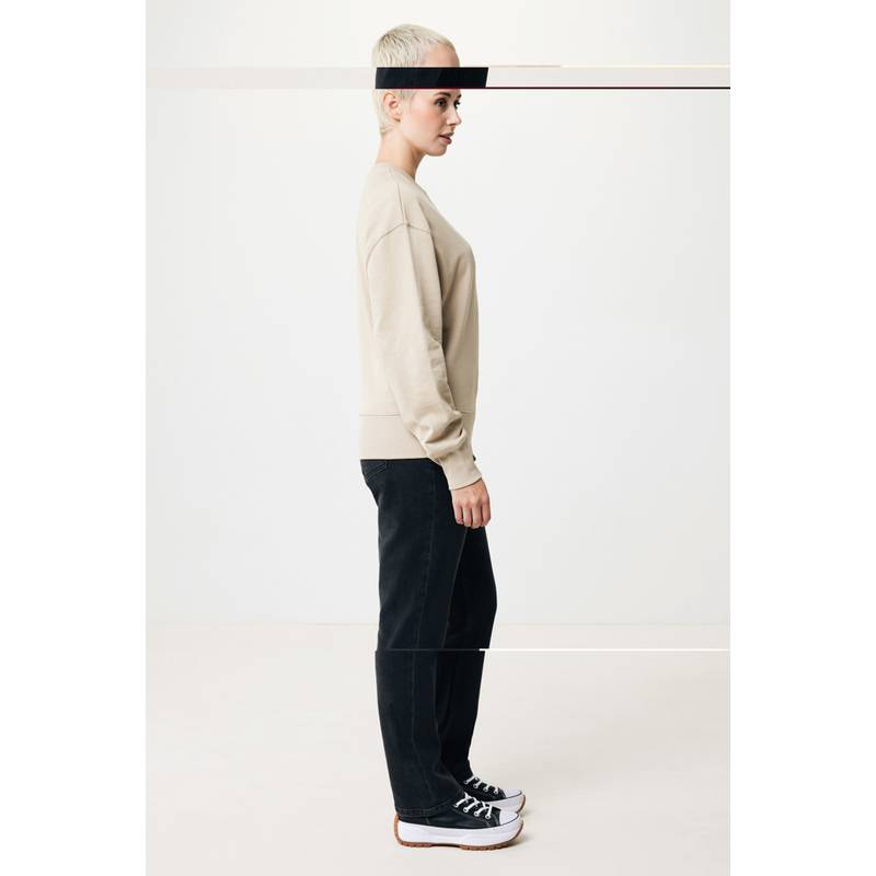 Mikina Iqoniq Kruger relaxed fit z recykl. bavlny, hnědá světla, L Mikina Iqoniq Kruger relaxed fit z recykl. bavlny, hnědá světla, L