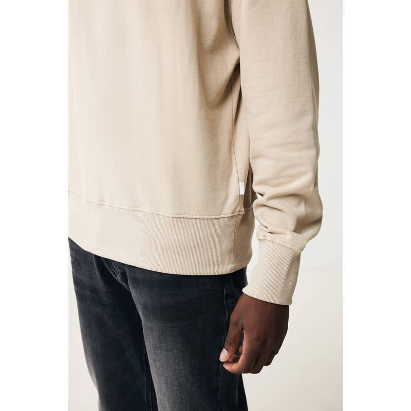 Mikina Iqoniq Kruger relaxed fit z recykl. bavlny, hnědá světla, L Mikina Iqoniq Kruger relaxed fit z recykl. bavlny, hnědá světla, L