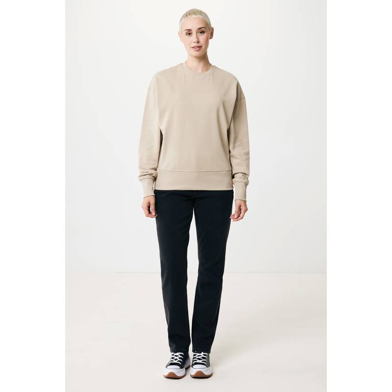 Mikina Iqoniq Kruger relaxed fit z recykl. bavlny, hnědá světla, L Mikina Iqoniq Kruger relaxed fit z recykl. bavlny, hnědá světla, L