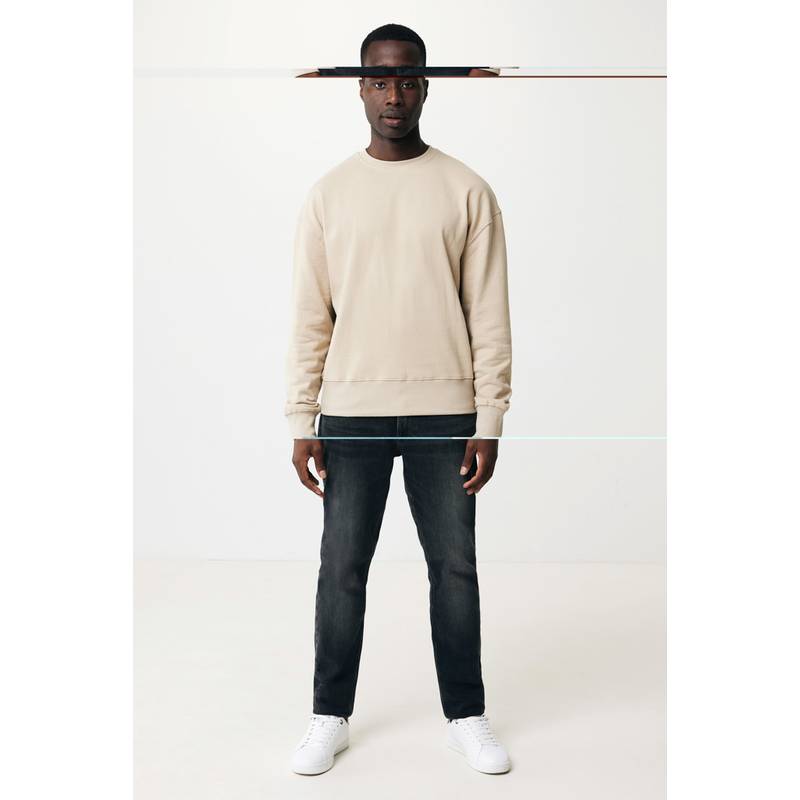 Mikina Iqoniq Kruger relaxed fit z recykl. bavlny, hnědá světla, L Mikina Iqoniq Kruger relaxed fit z recykl. bavlny, hnědá světla, L