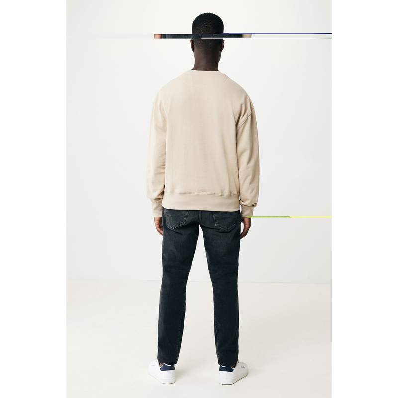 Mikina Iqoniq Kruger relaxed fit z recykl. bavlny, hnědá světla, L Mikina Iqoniq Kruger relaxed fit z recykl. bavlny, hnědá světla, L