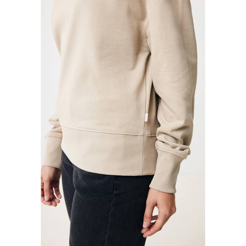 Mikina Iqoniq Kruger relaxed fit z recykl. bavlny, hnědá světla, L Mikina Iqoniq Kruger relaxed fit z recykl. bavlny, hnědá světla, L