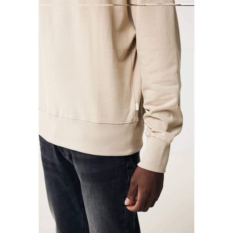 Mikina Iqoniq Kruger relaxed fit z recykl. bavlny, hnědá světla, L Mikina Iqoniq Kruger relaxed fit z recykl. bavlny, hnědá světla, L