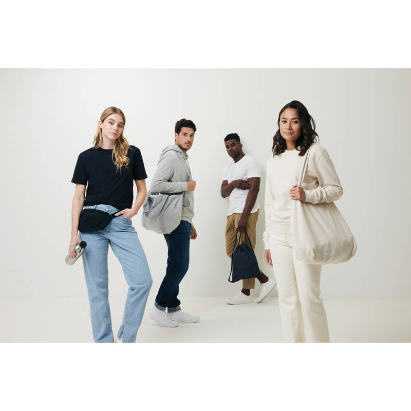 Nebarvená mikina s kapucí Iqoniq Torres z recykl. bavlny, šedá, L Nebarvená mikina s kapucí Iqoniq Torres z recykl. bavlny, šedá, L