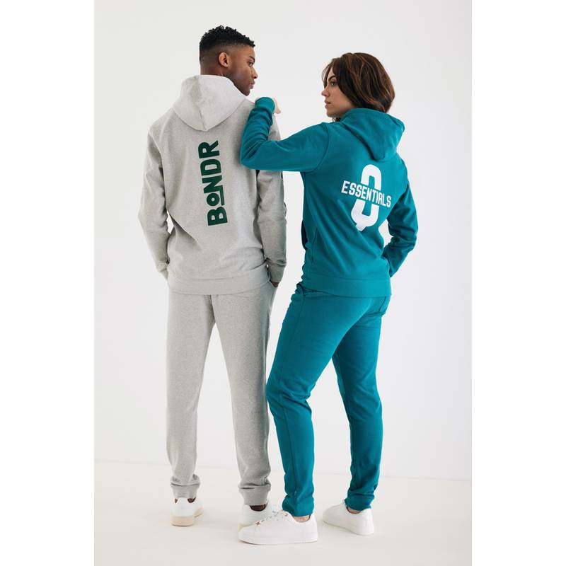 Nebarvená mikina s kapucí Iqoniq Torres z recykl. bavlny, šedá, L Nebarvená mikina s kapucí Iqoniq Torres z recykl. bavlny, šedá, L