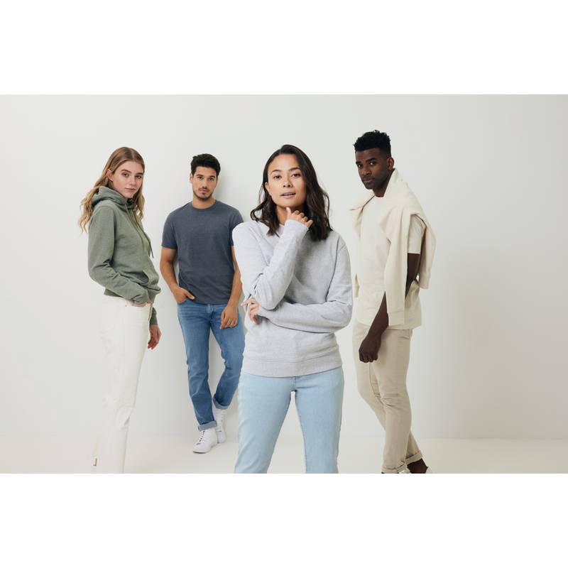 Nebarvená mikina s kapucí Iqoniq Torres z recykl. bavlny, šedá, L Nebarvená mikina s kapucí Iqoniq Torres z recykl. bavlny, šedá, L