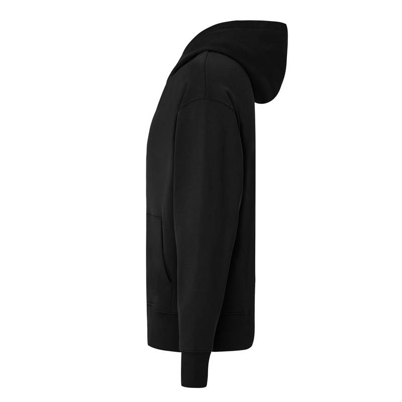 Mikina s kapucňou Iqoniq Yoho relaxed fit z recykl. bavlny, čierna, L Mikina s kapucňou Iqoniq Yoho relaxed fit z recykl. bavlny, čierna, L