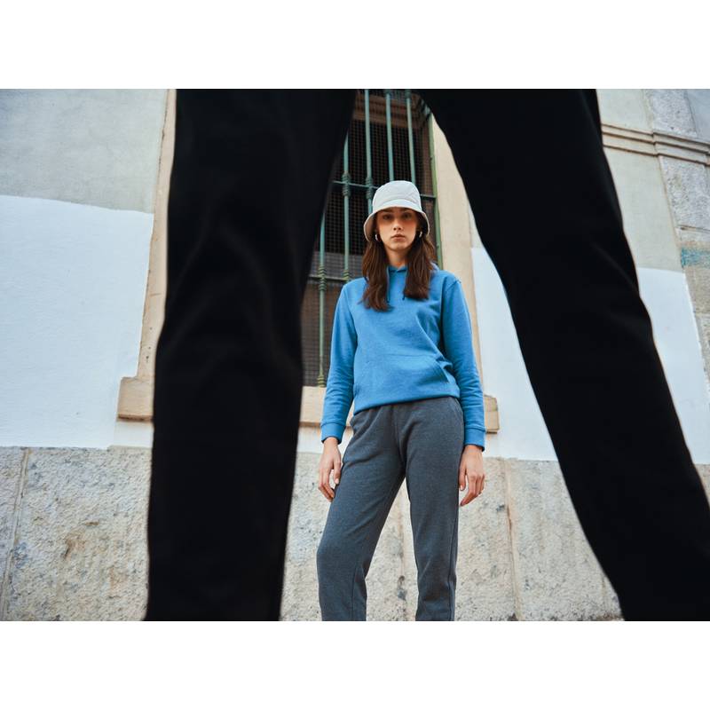 Tepláky Iqoniq Cooper z recykl. bavlny, zelená patinová, XXS Tepláky Iqoniq Cooper z recykl. bavlny, zelená patinová, XXS