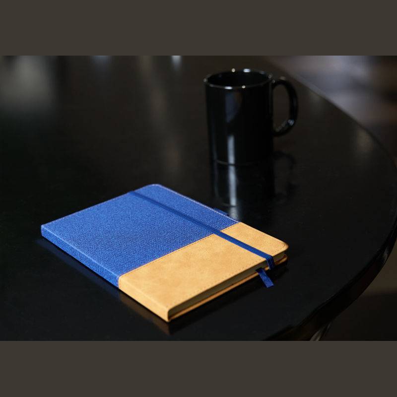 Zápisník A5 s PU krytem, ??modrá tmavá Zápisník A5 s PU krytem, ??modrá tmavá